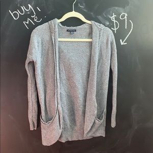 American Eagle Gray Cardigan